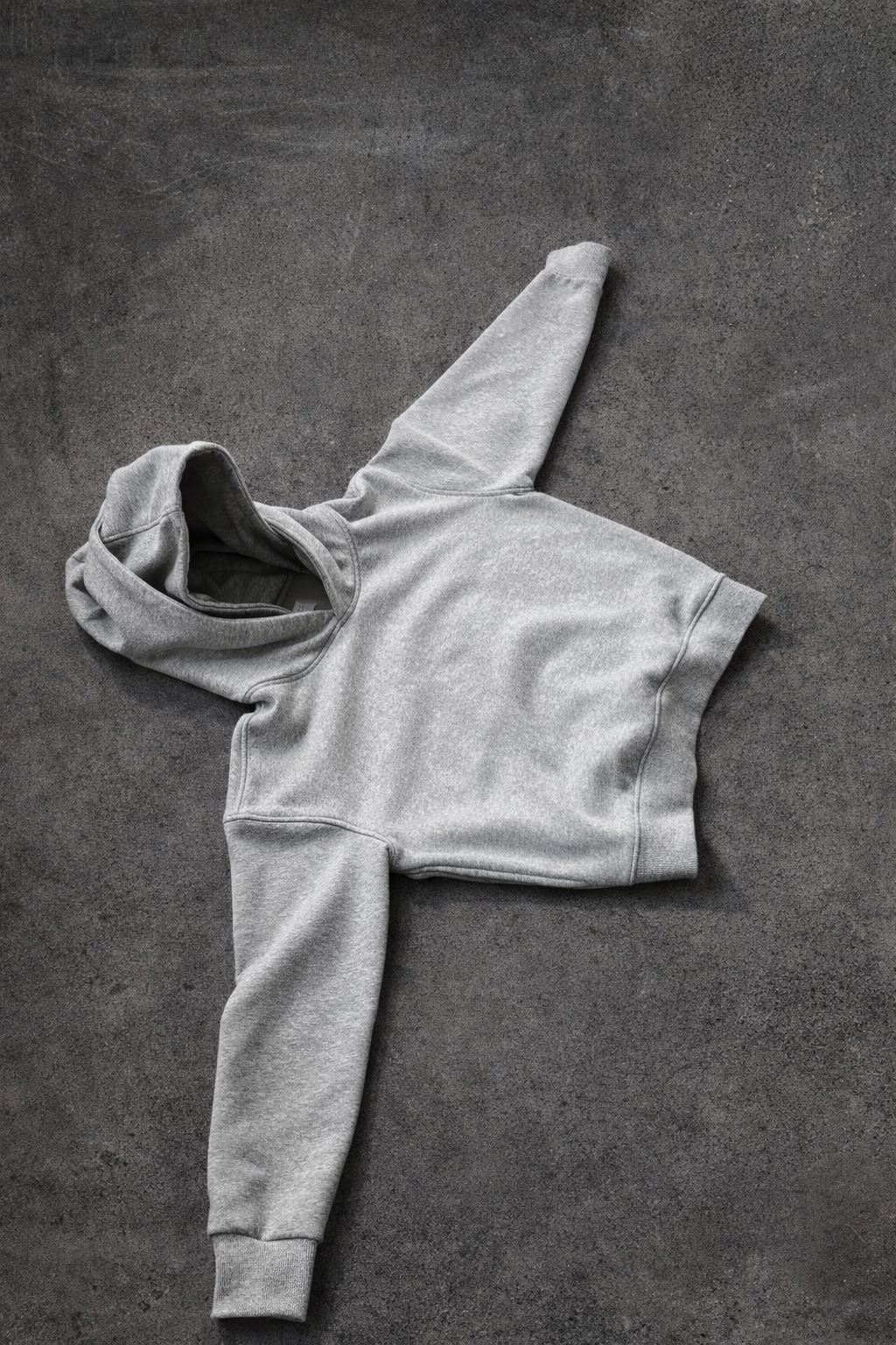 Stone Grey Double Hoodie